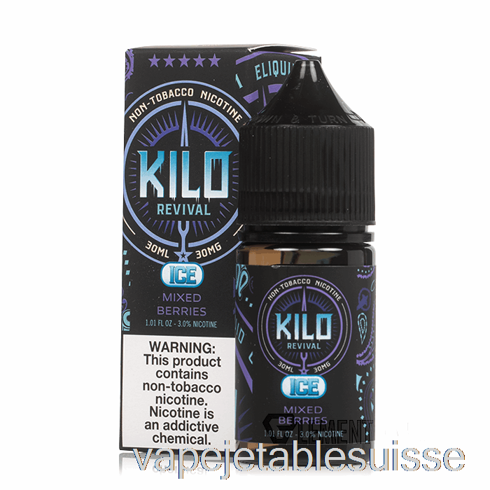 Vape Suisse Glace Mélange De Baies - Kilo Sels De Renaissance - 30ml 30mg
